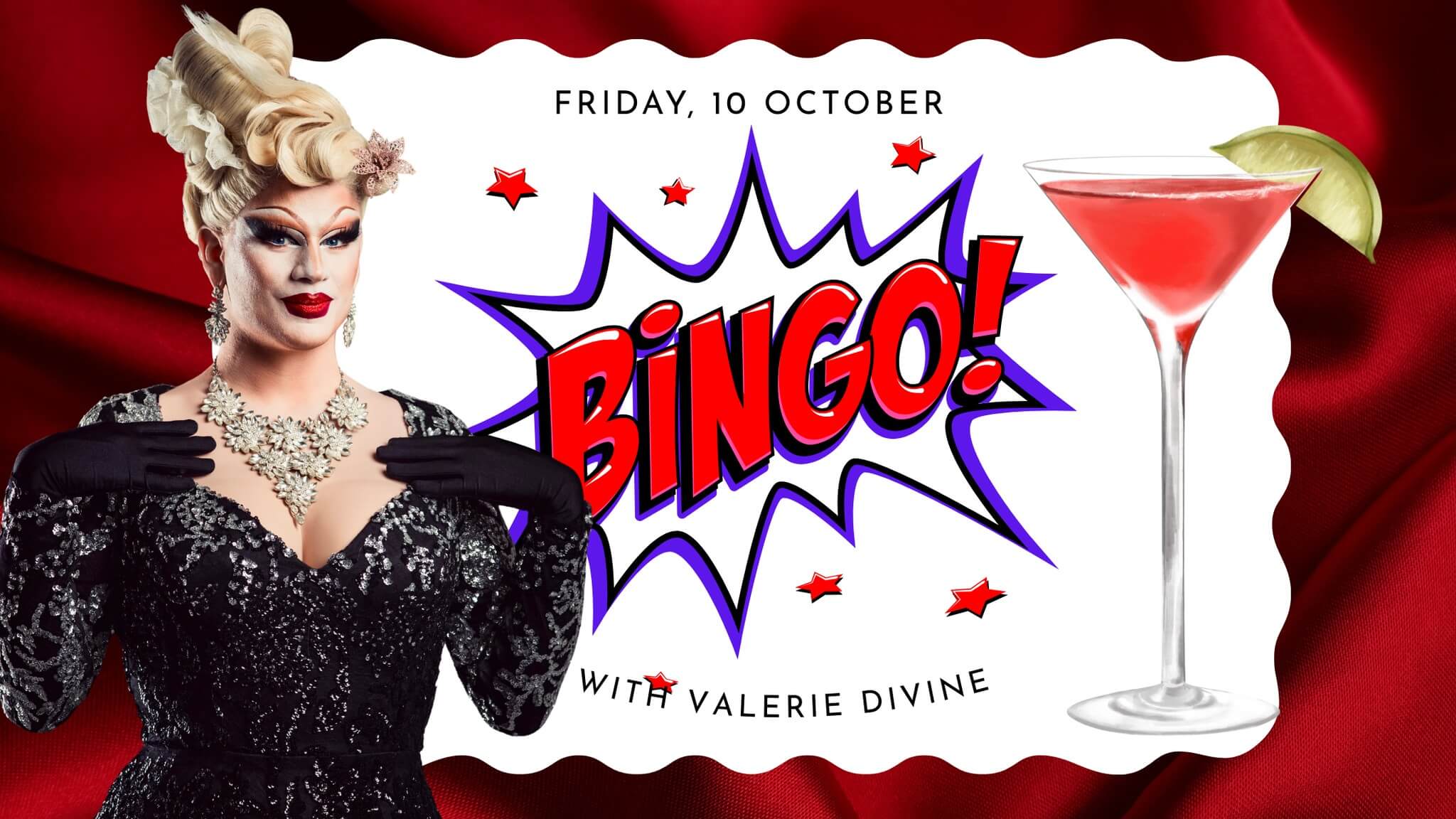 Valerie’s Drag Bingo - October Edition, Brody House Budapest, 10 October