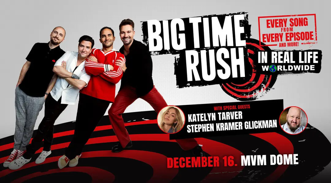 Big Time Rush, MVM Dome Budapest, 16 December