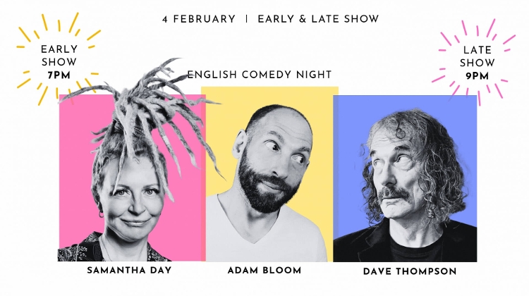 English Comedy Night, Brody House Budapest, 4 February