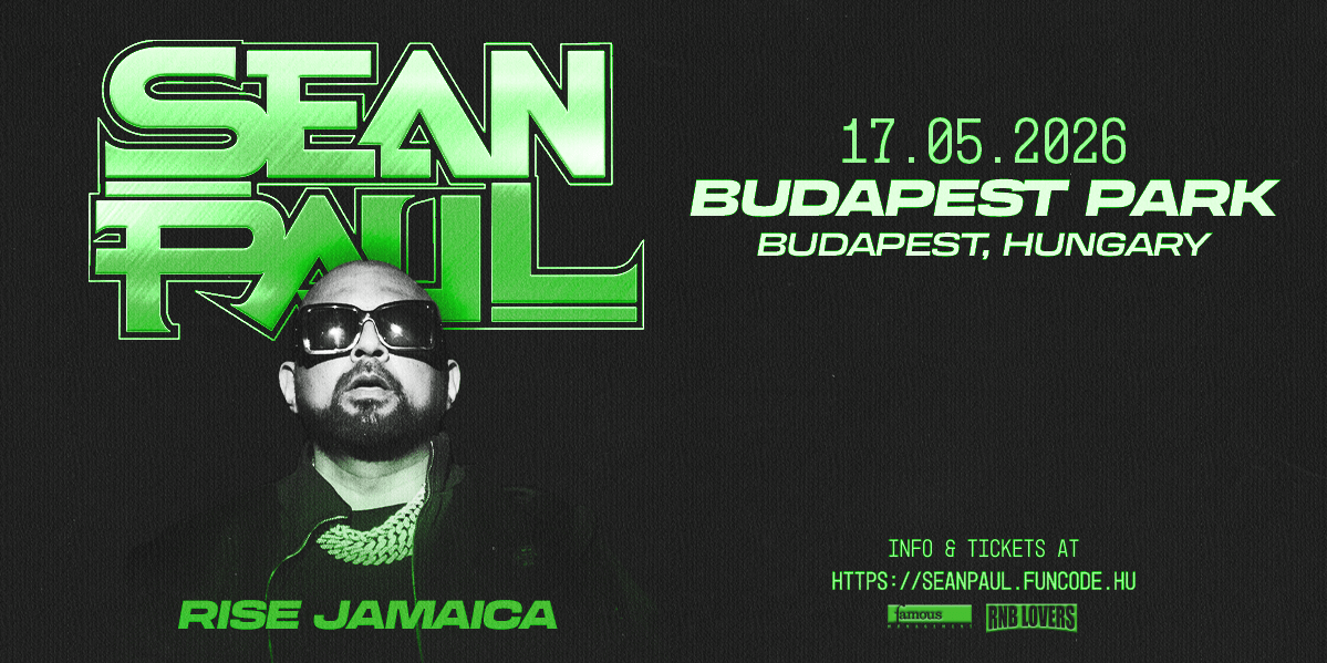 Sean Paul, Budapest Park, 17 May
