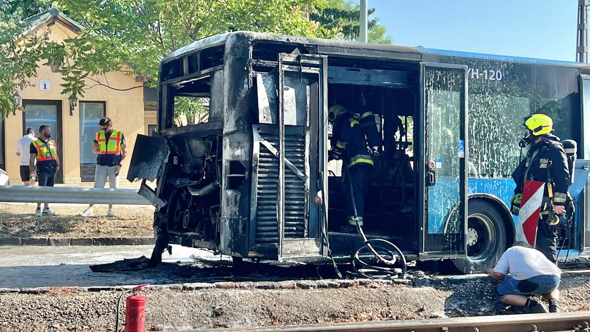 Third Budapest Bus Fire in Two Days Sparks Political Row