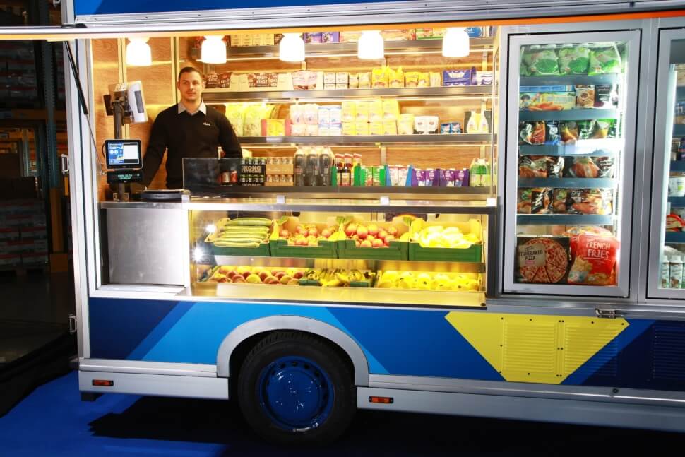 Mobile Grocery Store Launched by Lidl Hungary