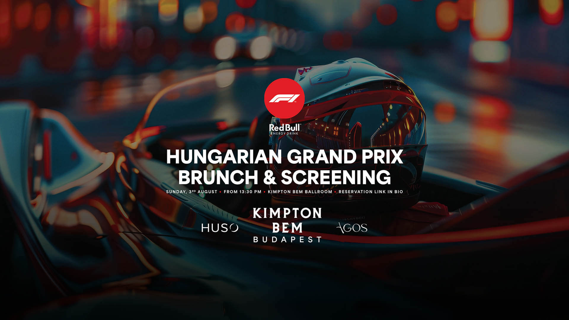 Hungarian Grand Prix Brunch & Screening, Kimpton BEM Ballroom Budapest