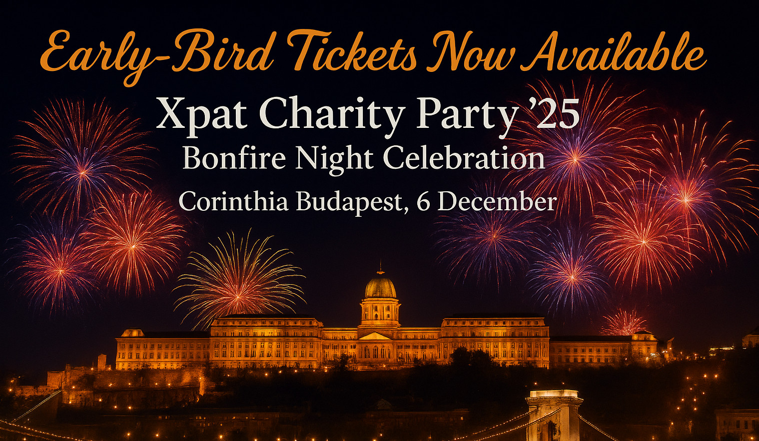 Invitation: Xpat Charity Party '25 - Bonfire Night Celebration - Merry Mikulás Edition