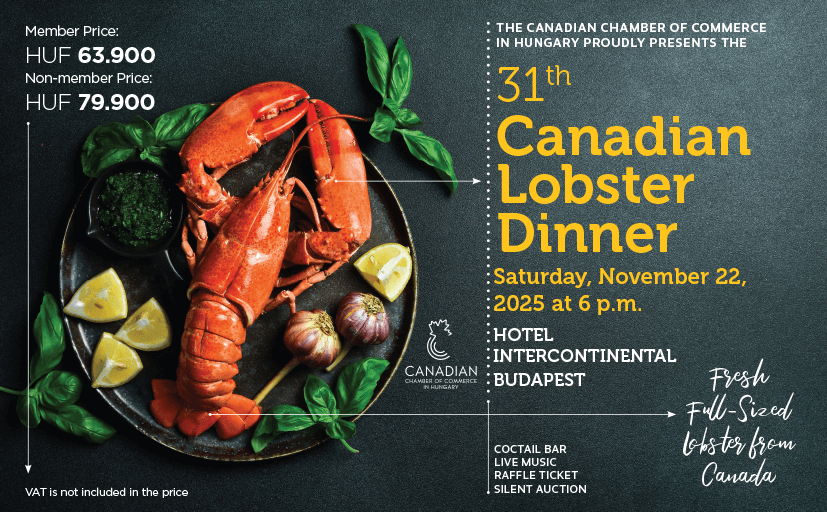 Invitation: Canadian Lobster Dinner, InterContinental Budapest, 22 November