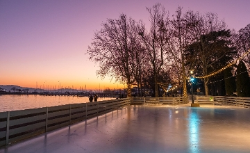 Balaton Winter Activities: Huge Ice Rink Network & Family Fun Attractions