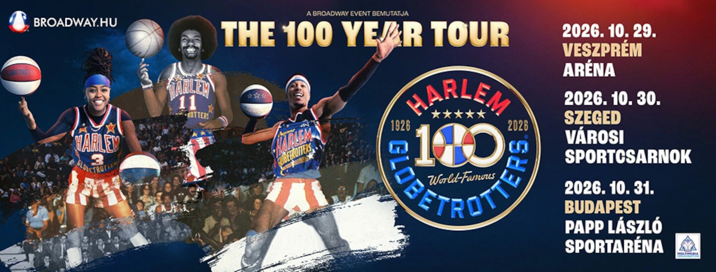 Legendary Harlem Globetrotters to Perform in Three Hungarian Cities Next Year