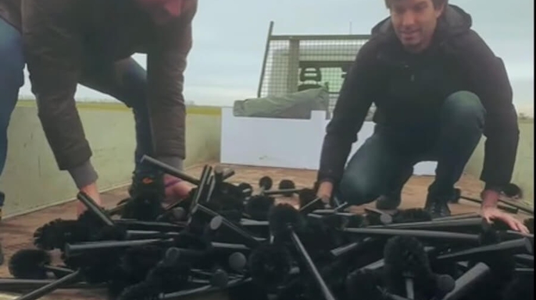 Toilet Humour in Hungary: 100's of WC Brushes Dumped at Lázár’s Home