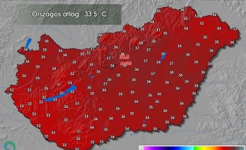 91-Year-Old Heat Record Broken in Hungary on Sunday 91-Year-Old Heat Record Broken in Hungary on Sunday