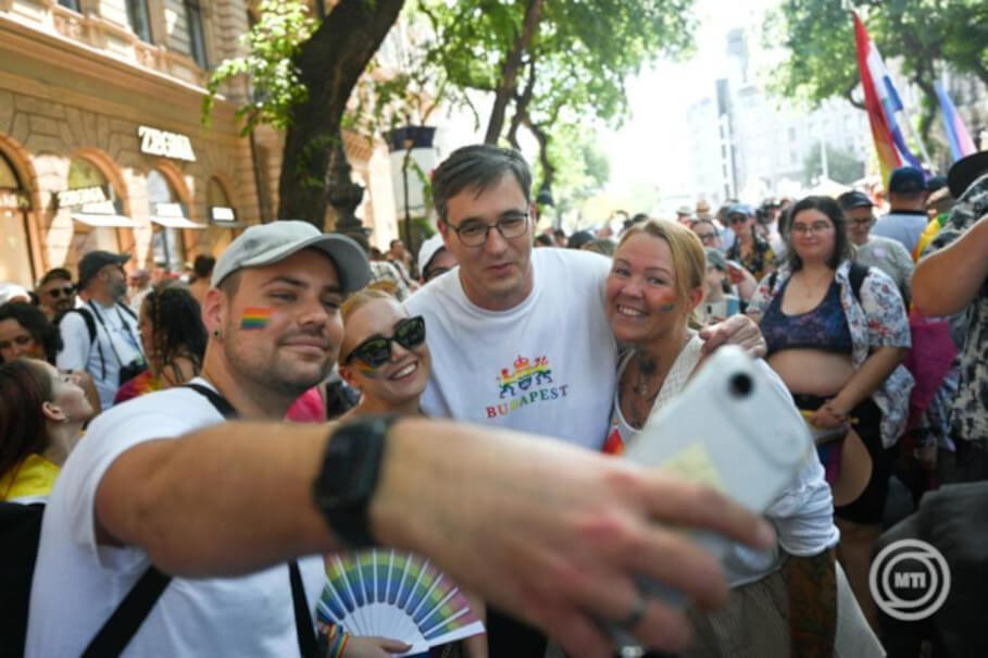 Watch: Budapest Pride Revellers Defy Heat & Take to Rainbow Adorned Streets