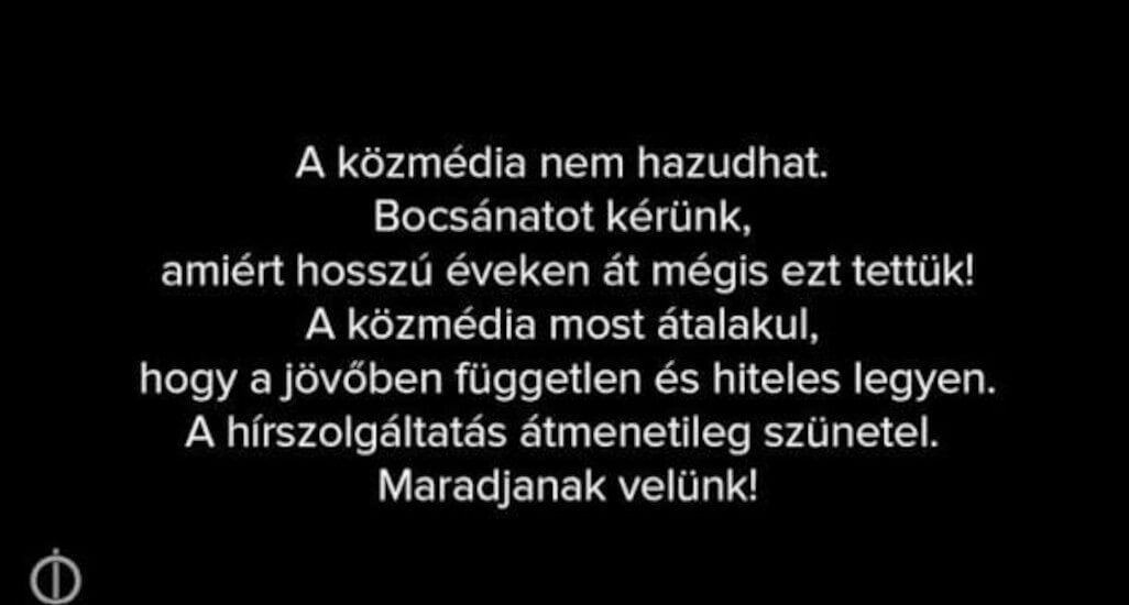 Historic Blackout: News Suspended on Public Media in Hungary