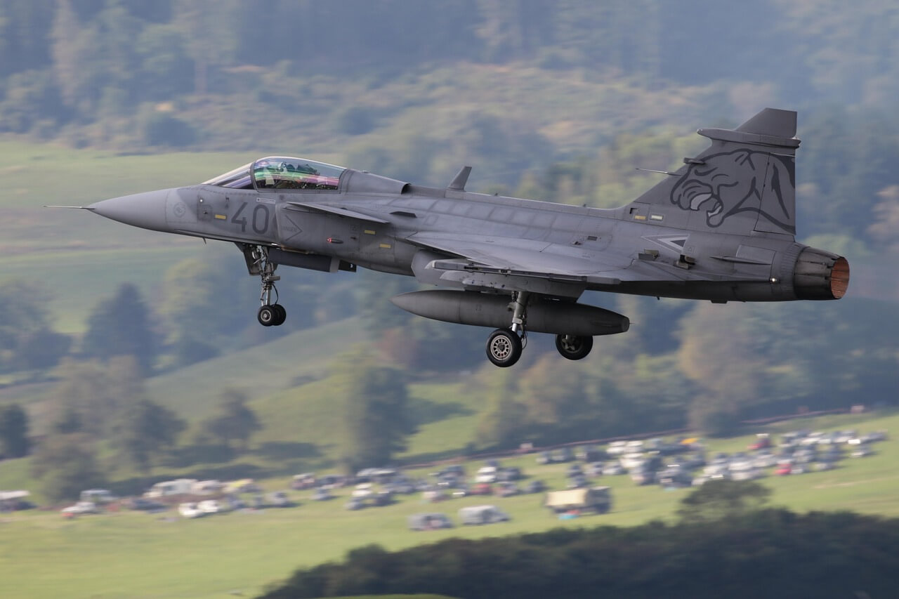 Gripen Fighter Crashes in Hungary, Pilot Flown to Hospital