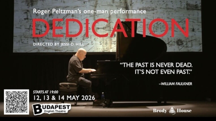 Budapest English Theatre Presents: Dedication The Play, 12  - 14 May