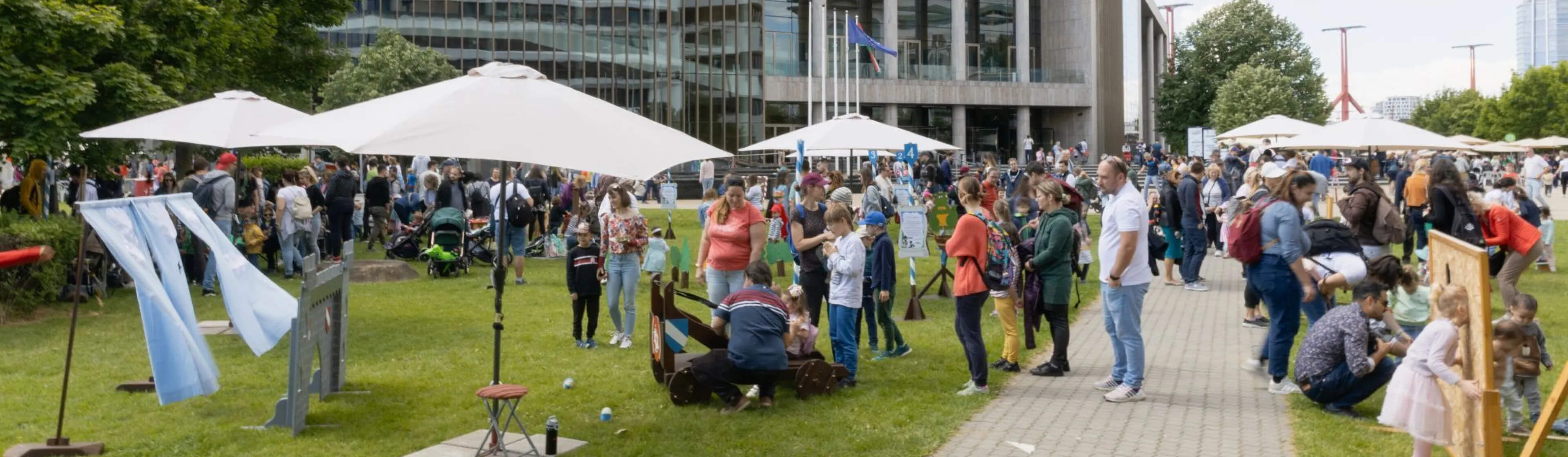 Children's Day at Palace of Arts in Budapest on 31 May