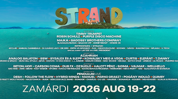 STRAND Festival, Zamárdi, 20 - 22 August STRAND Festival, Zamárdi, 20 - 22 August