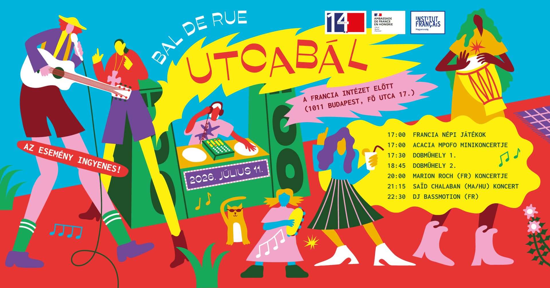 Free Entry: French Institute's Annual Street Ball in Budapest on 11 July