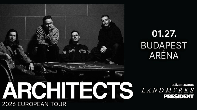 Architects Ready for Their First Arena Show in Budapest on 27 January
