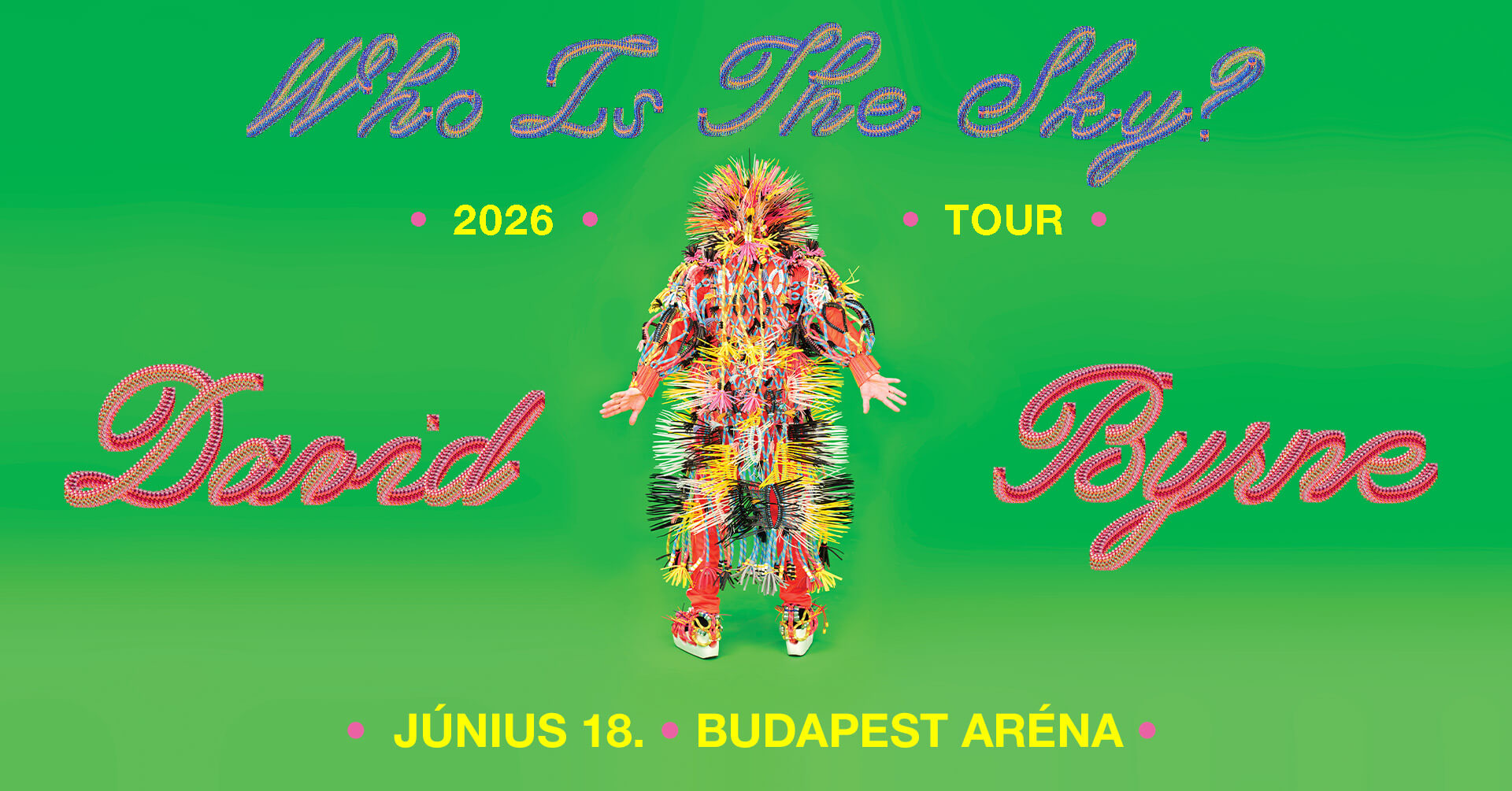 David Byrne Returns to Budapest on 18 June