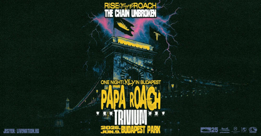 Papa Roach to Rock Budapest Park on 9 June