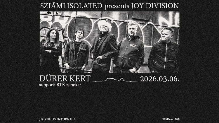 Sziámi Isolated Recalls the Songs of Joy Division, Dürer Kert Budapest on 6 March