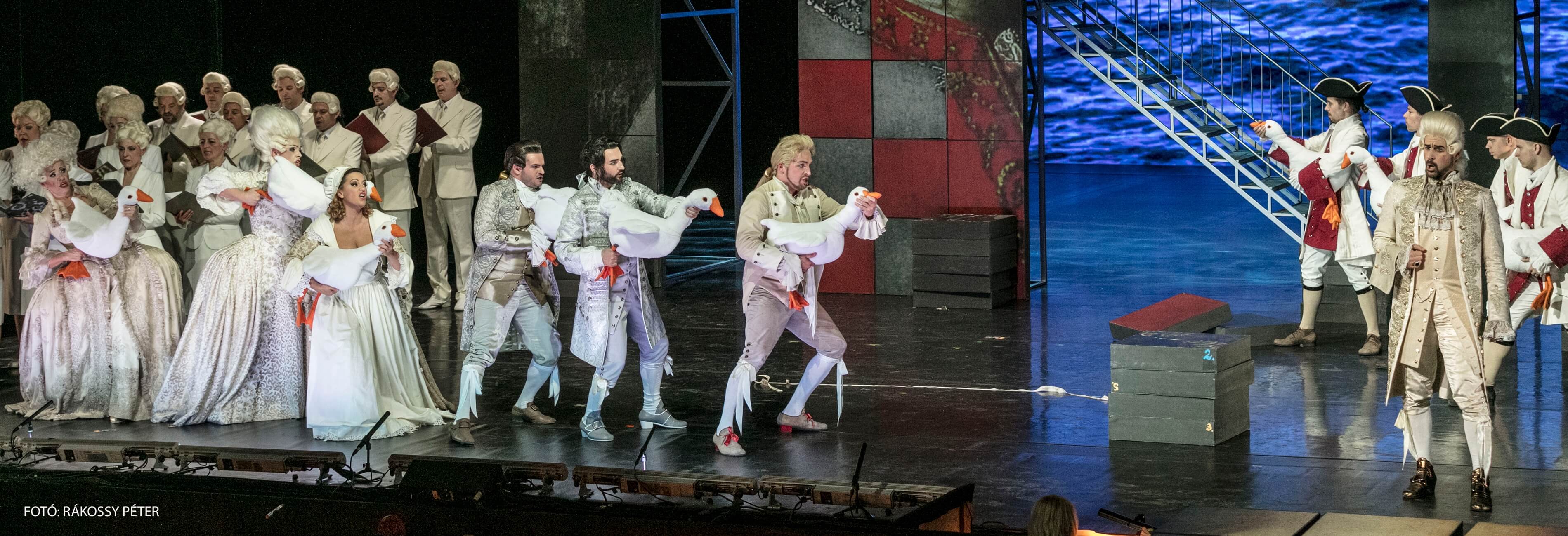 Mozart's The Goose of Cairo, or The Deluded Bridegroom,  Eiffel  Studios Budapest, 20 February