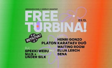 Demonstration for Turbina Cultural Center, Városháza Park Budapest,  13 March