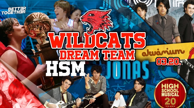 WildCats Dream Team! HSM & JONAS Party!, Akvárium Klub Budapest, 20 March