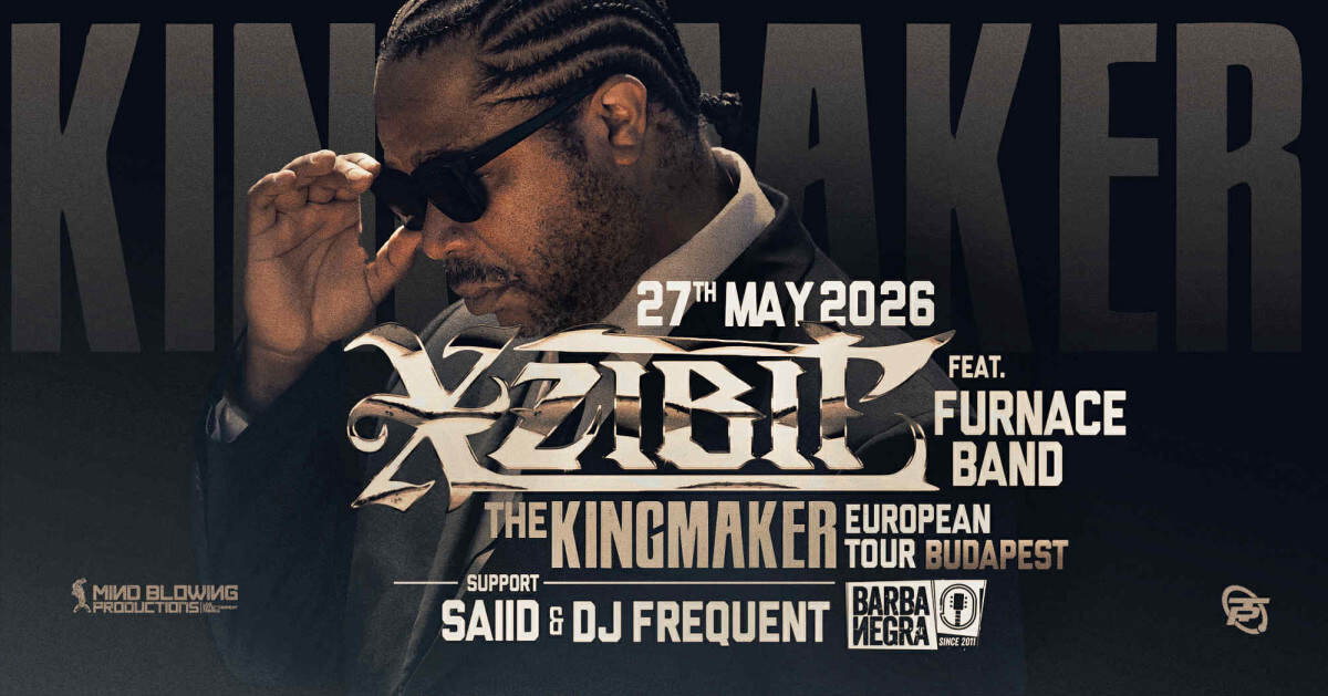Xzibit Returns to Barba Negra Budapest on 27 May