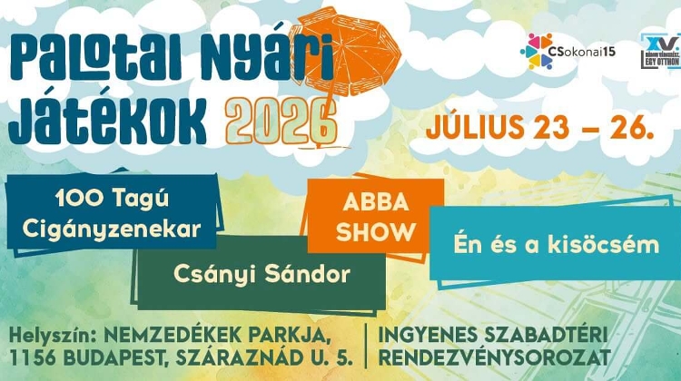 Free Festival: Palotai Summer Games in Budapest, 23 - 26 July