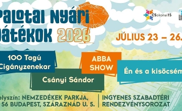 Free Festival: Palotai Summer Games in Budapest, 23 - 26 July
