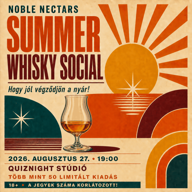 Summer Whisky Social in Budapest, 27 August