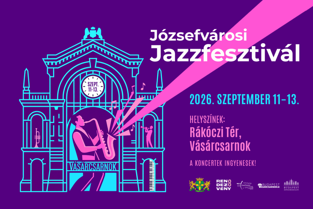 Free Jazz Festival in Central Budapest, 11 - 13 September