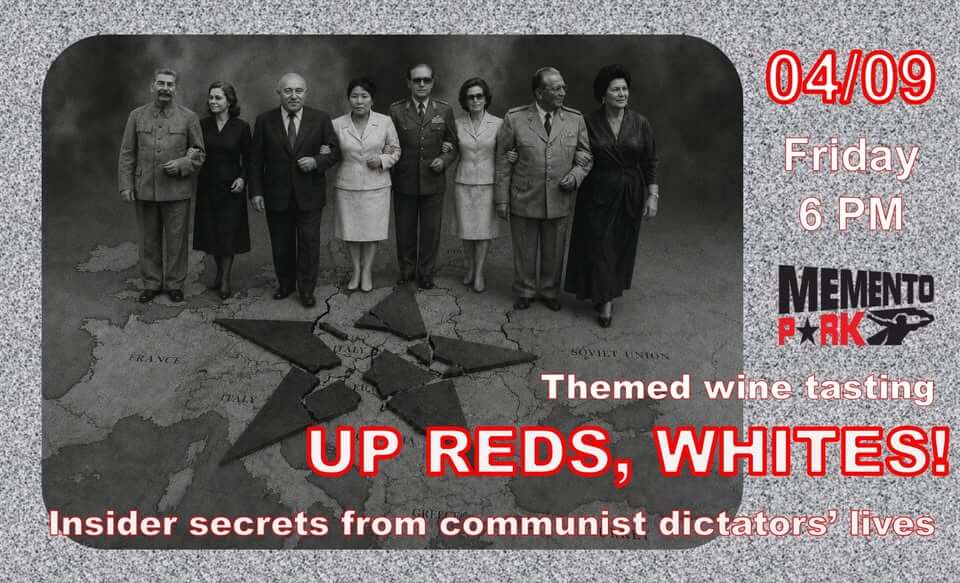 Wine, Dictators & Secrets – After-Hours Tasting, Memento Park Budapest, 4 September