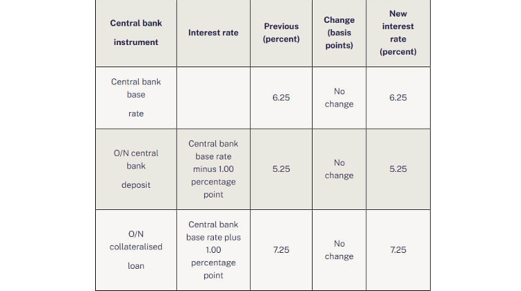 Why National Bank Base Rate Kept on Hold in Hungary