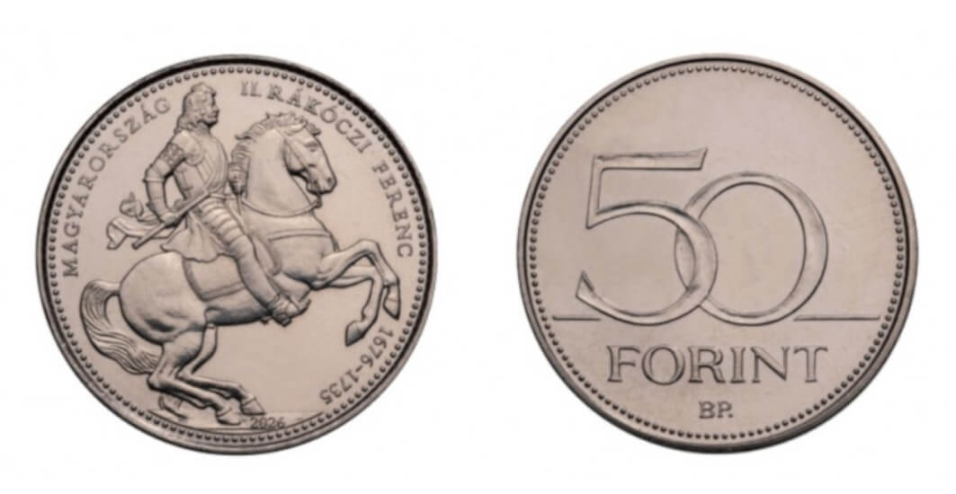 Special 50 Forint Coin Enters Circulation in Hungary