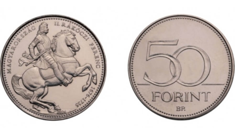 Special 50 Forint Coin Enters Circulation in Hungary