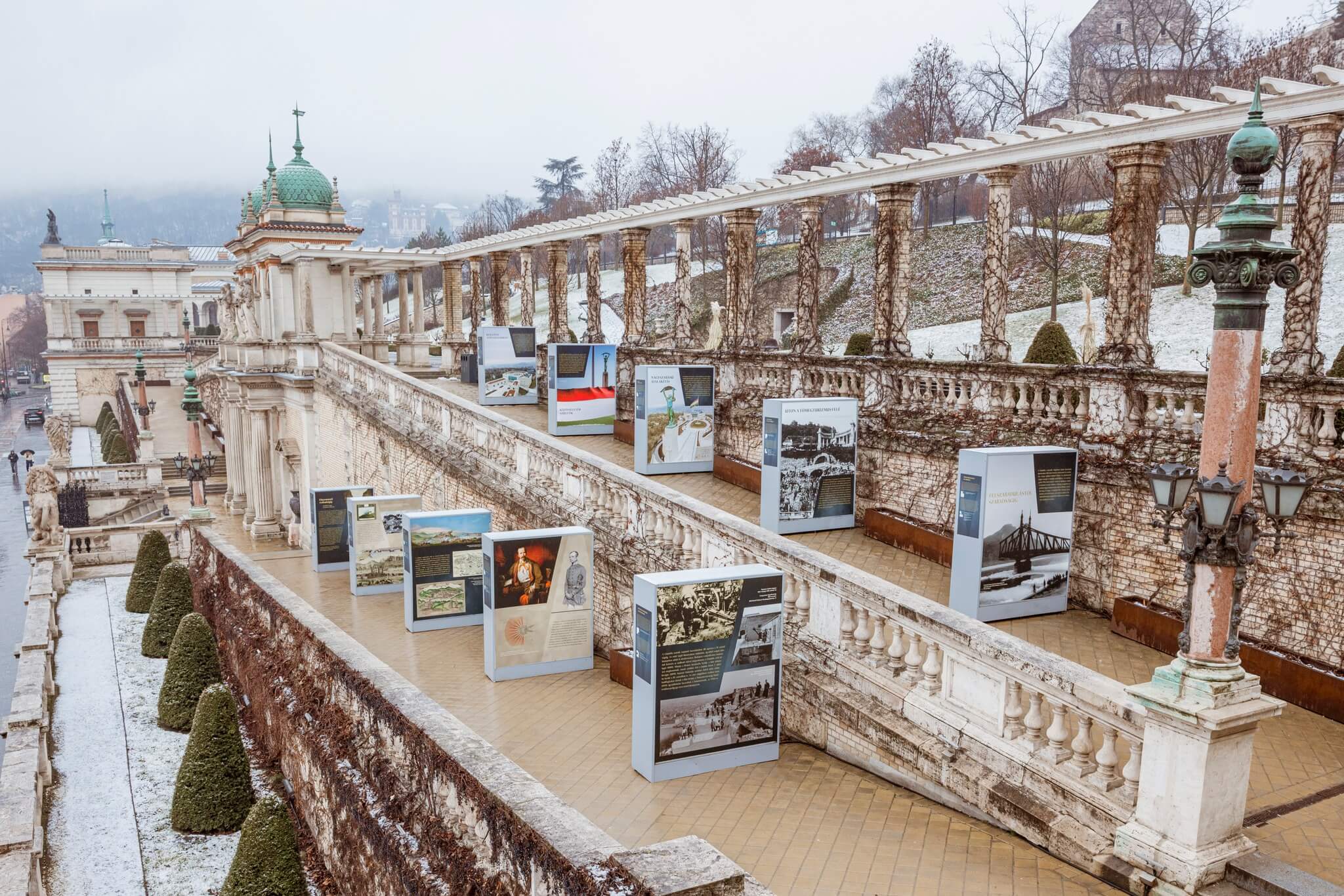 New Outdoor Display Showcases History of Gellért Hill & Citadel in Budapest