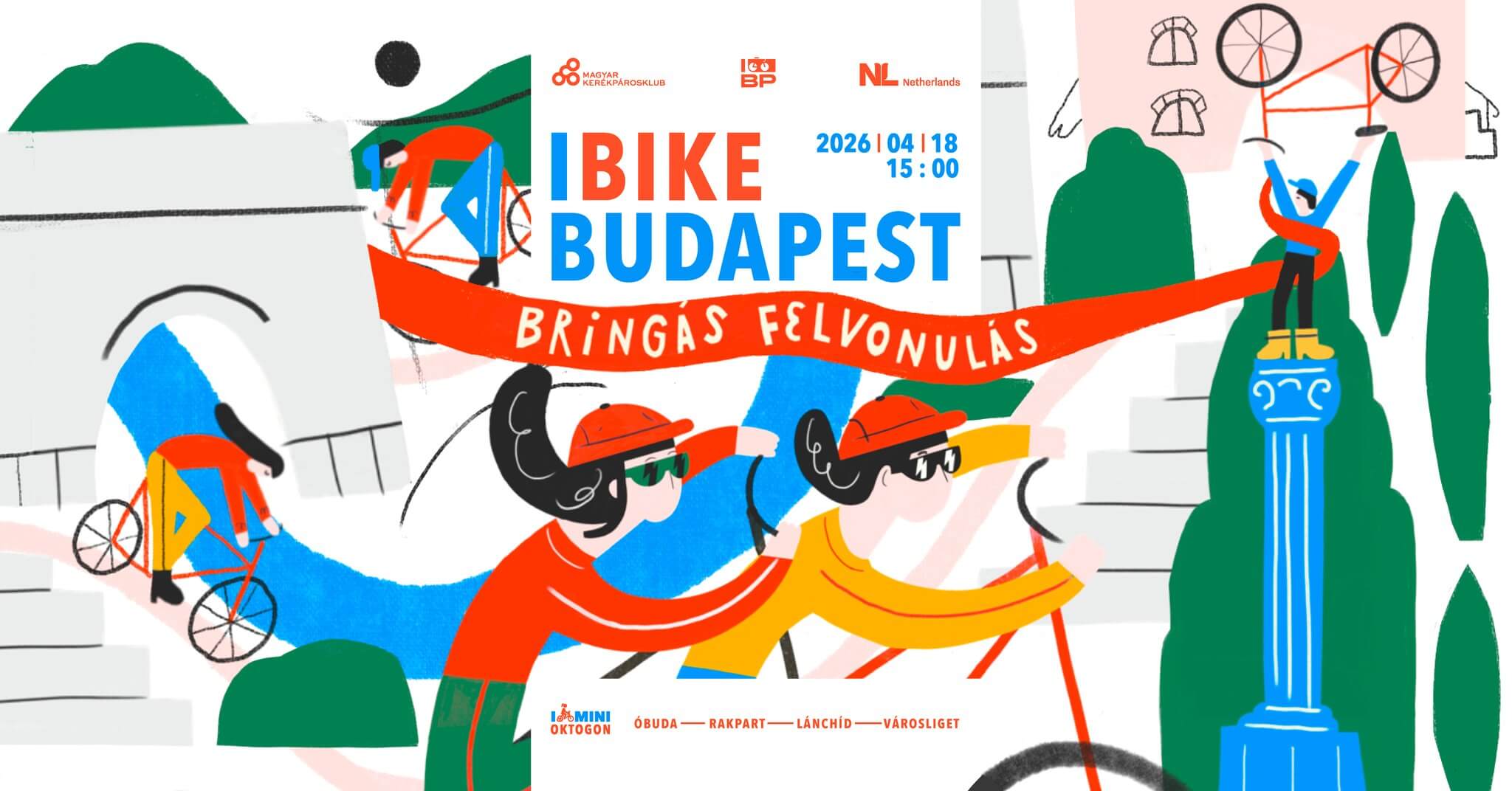 'I Bike Budapest': Big Cycle Parade & Family Ride on 18 April