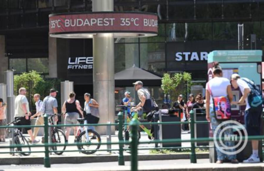 2nd Level Heat Warning in Hungary - Thursday to Sunday