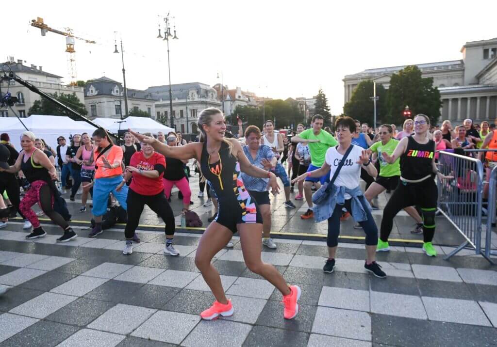 Night of Movement at Heroes Square Budapest, 12 June