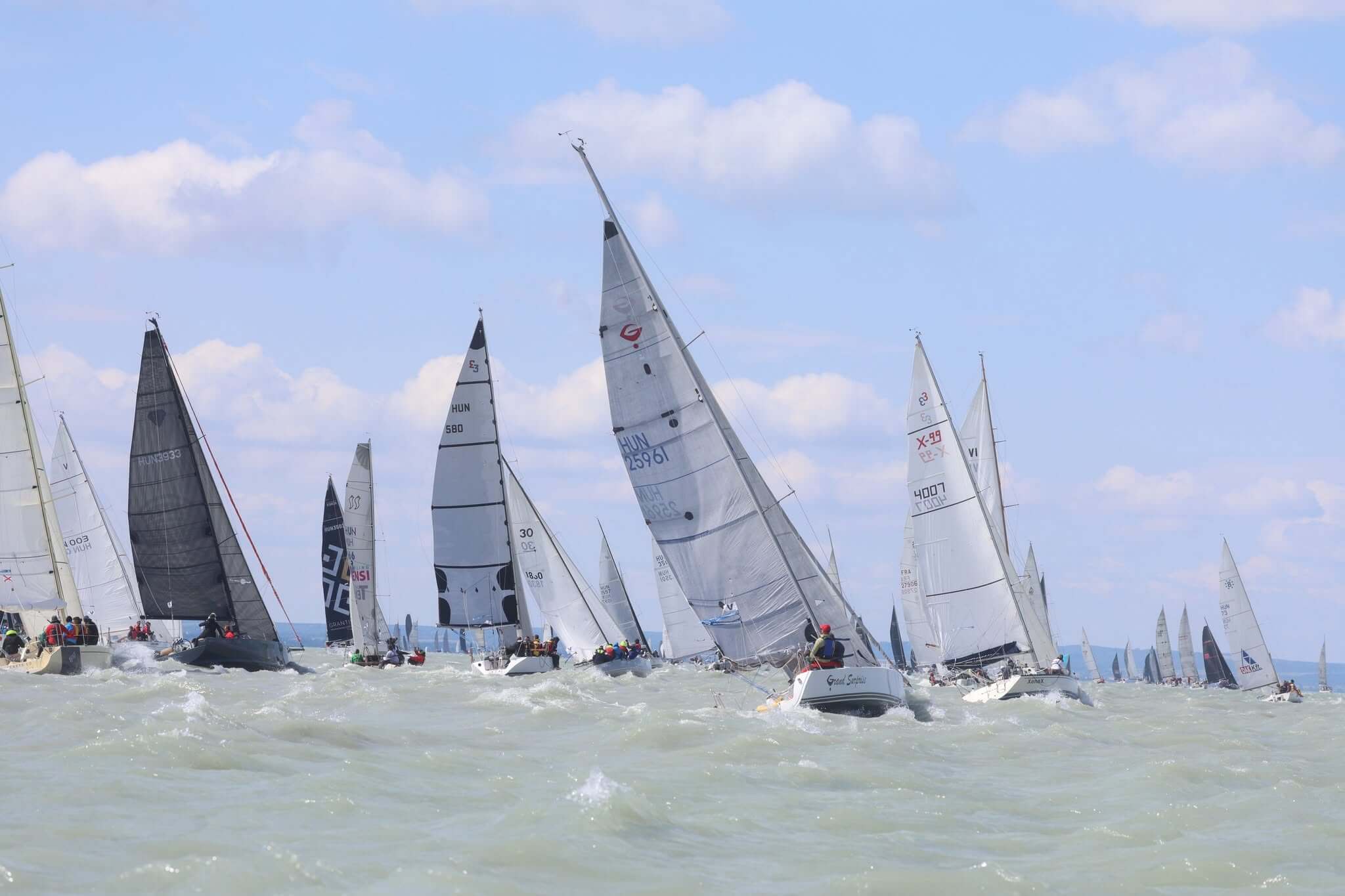 Low Water at Balaton Forces Blue Ribbon Race Course Change