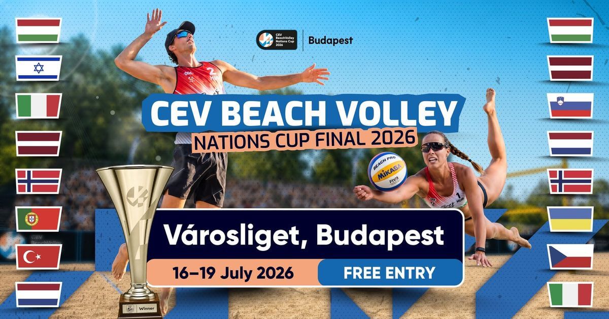 Free Admission: Beach Volleyball Nations Cup Final Comes to Budapest’s City Park