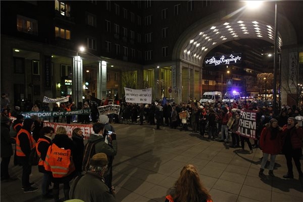 Protest For Release Of Syrian Migrant