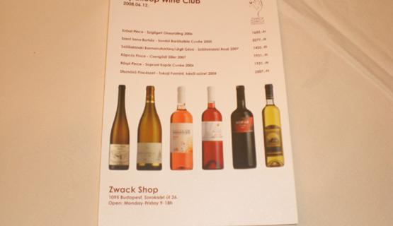 Xpat Wine Club With Izabella Zwack, Segal Restaurant, 12 June 2008