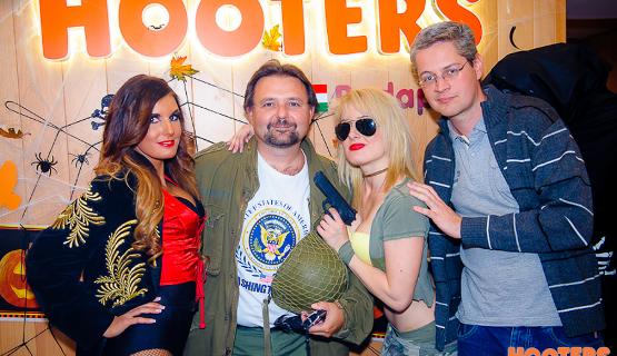 Sexy Halloween Celebration At Hooters Budapest
