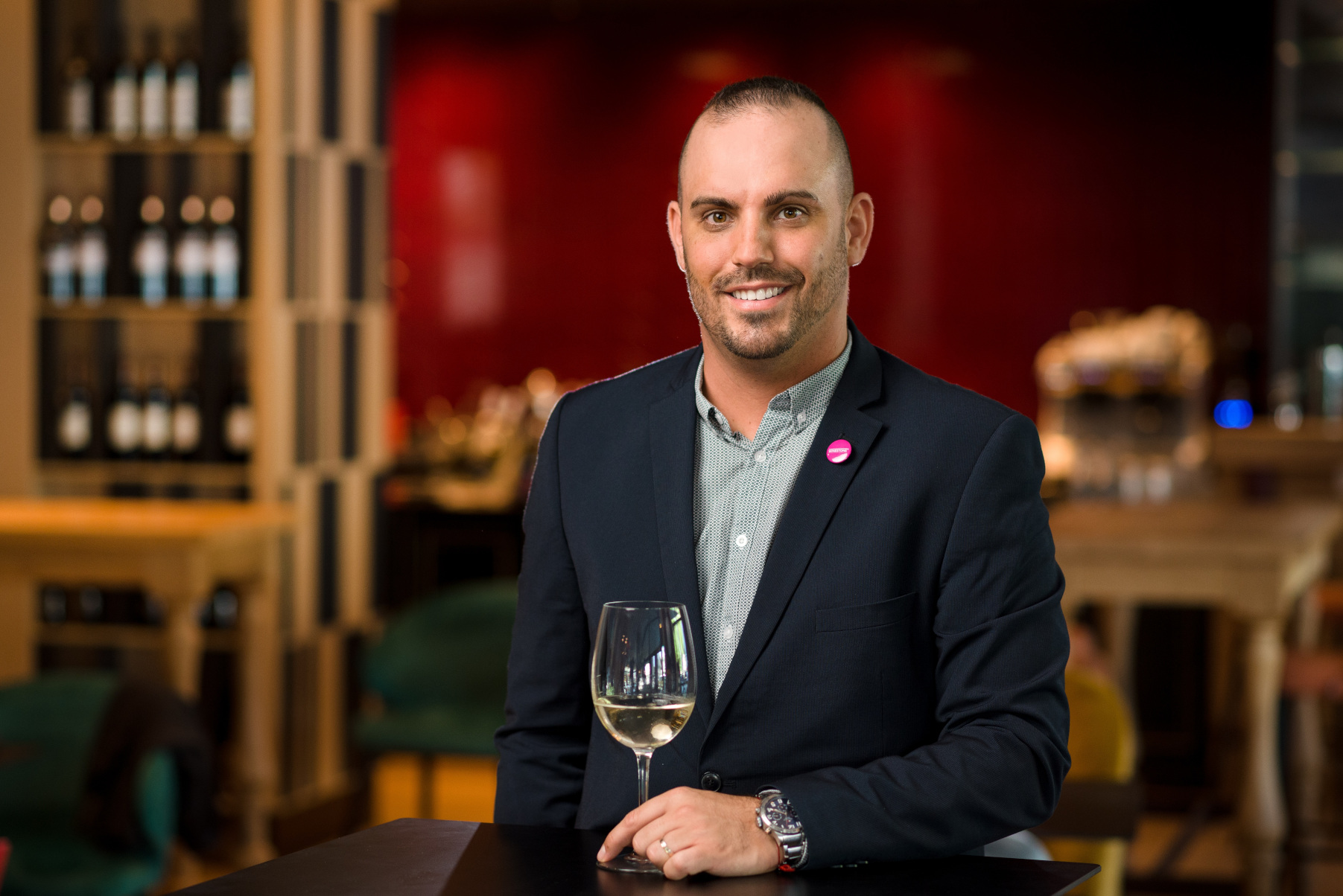 Daniel Erdei, Manager of Winestone Restaurant in Budapest