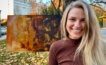 Maria Gyurics, Painter