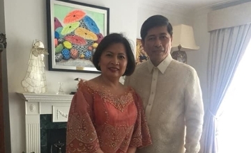 Lucila Cimafranca, President of the Diplomatic Spouses of Budapest