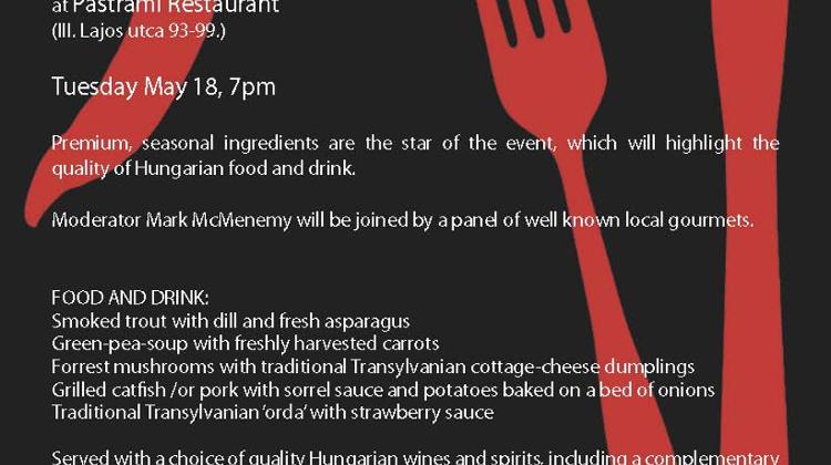 Invitation: Food & Libation Event, Pastrami, 18 May