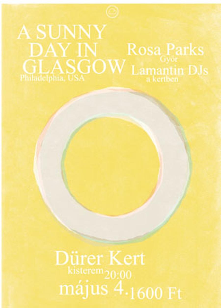 'A Sunny Day in Glasgow Concert', Budapest Dürer Garden, 4 May